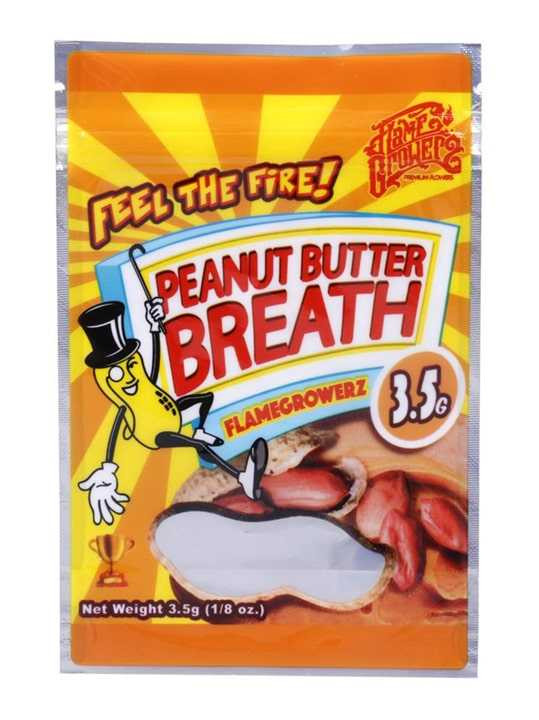 Peanut Butter Breath Flame Growerz Mylar Bags 3.5g
