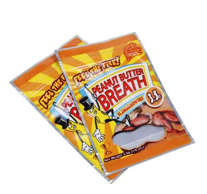 Peanut Butter Breath Flame Growerz Mylar Bags 3.5g