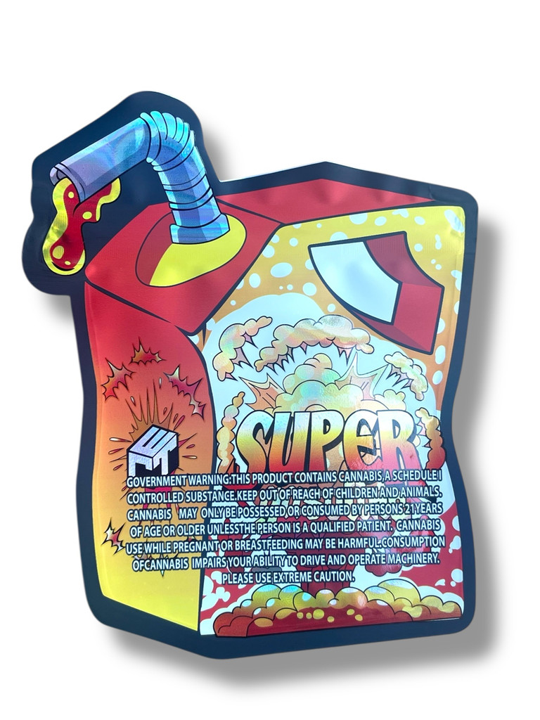 Super Gasoline 3.5g Mylar Bag- Packaging Only Juice box