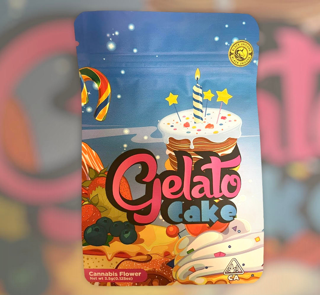 Black Unicorn - Gelato Cake Mylar bag