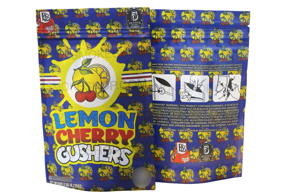 Backpack Boyz Lemon Cherry Gushers Mylar Bag- 3.5g