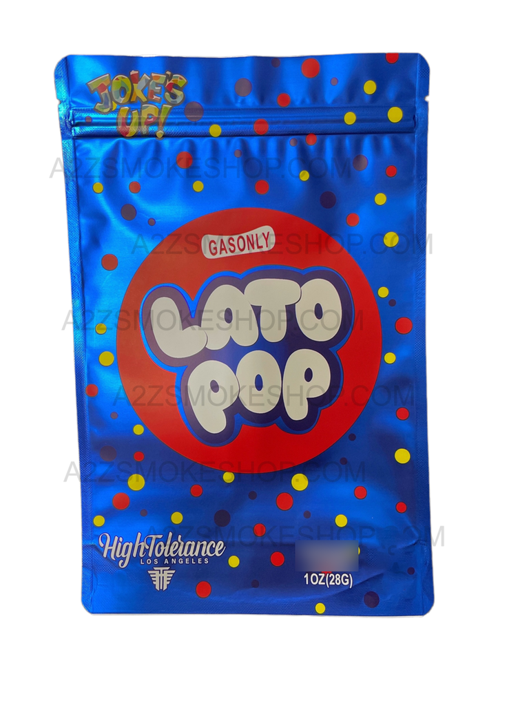 Jokes UP Lato Pop High Tolerance 1 OZ 28G Mylar Bag (50 Count)