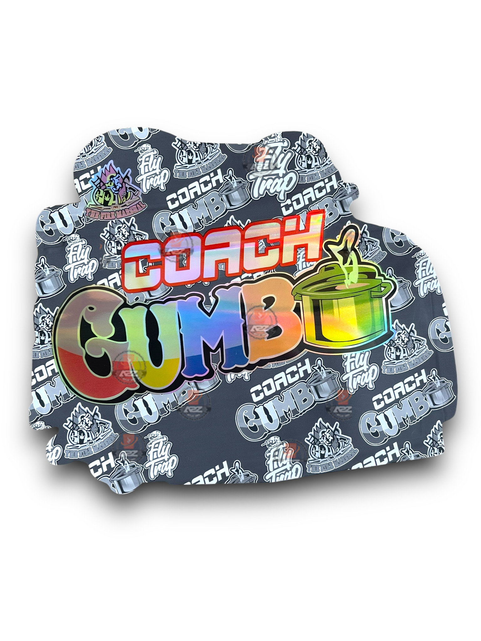 Gumbo Coach Mylar Bags 3.5g Holographic