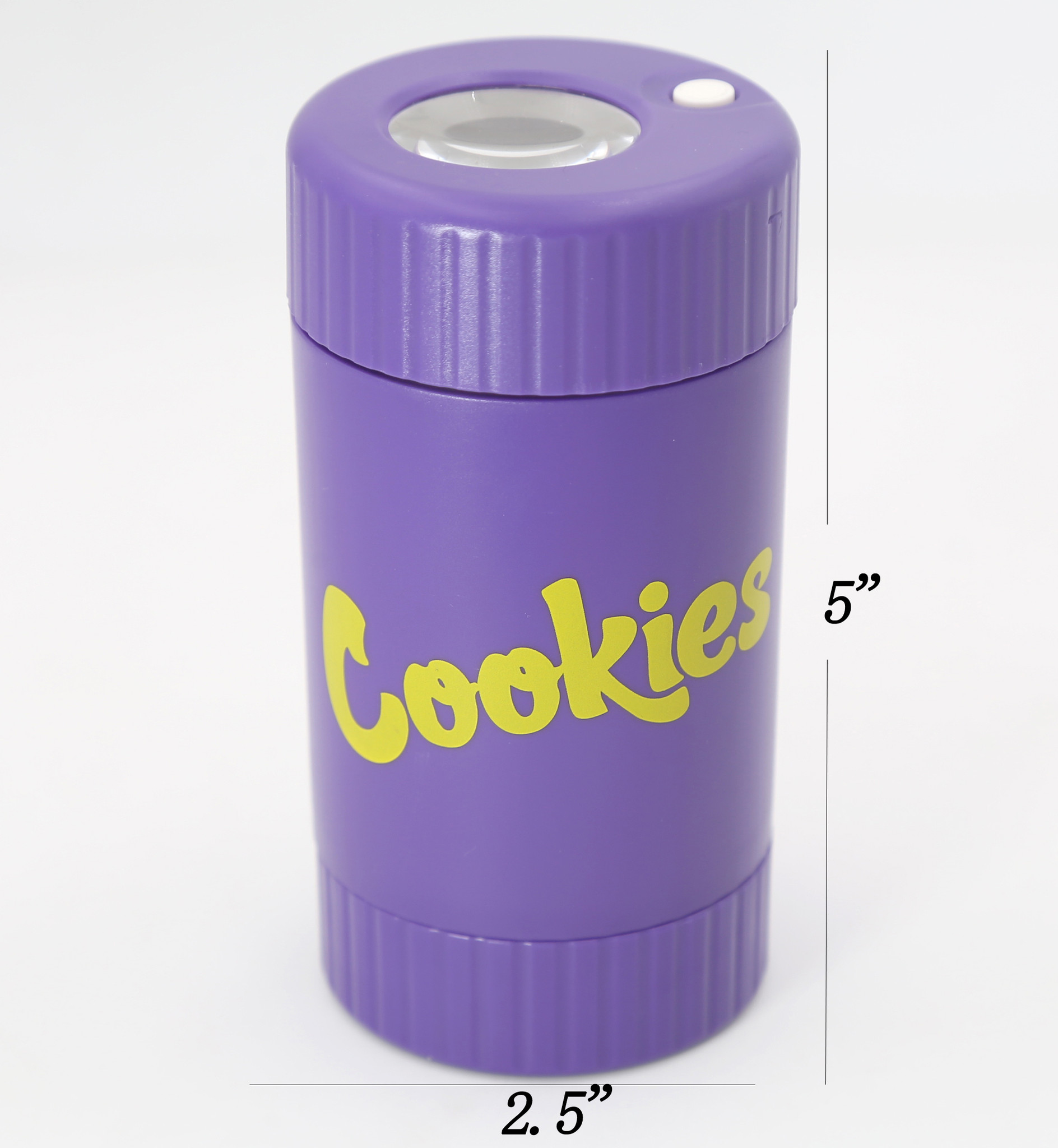 RICK & MORTY COOKIES DRIP GRINDER 63MM (PURPLE) » Fly High Smoke Shop