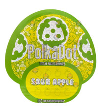Polkadot Gummies Sour Apple Mylar bags 3.5g