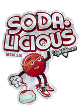 Soda Licious 3.5g Mylar Bag Cut Out High Tolerance