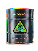 Nerve Gas Bombatta cut out Mylar Bags 3.5g Die Cut