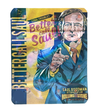 Better Call Saul Mylar Bags 3.5g Holographic Rolling Stone Exotics