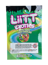 Liitt Exotics Sour Brite Neon clawers 3.5g Mylar Bag 1000MG