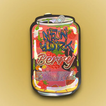New York Berry Bomb 3.5G Mylar Bags Holographic