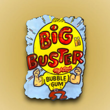 Big Buster Bubblegum 3.5G Mylar Bags-High Limit