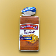 Sprinklez Swirl Bread Blue Berry Muffin 3.5G Mylar Bags- Holographic- Thomas Cinnamon Raisin

