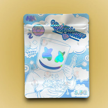 Marshmallows Lato Pop 3.5g Mylar Bag Holographic- Packaging Only High Tolerance