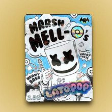 Marshmallows Lato Pop 3.5g Mylar Bag Holographic- Packaging Only High Tolerance