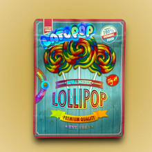 High Tolerance Lollipop Lato Pop 3.5G Mylar Bags