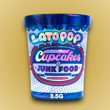 Lato Pop Cupcakes Junk Food 3.5g Mylar Bag Holographic High Tolerance