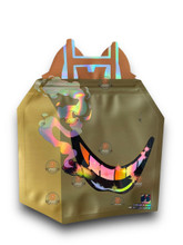 Trappy Meal 3.5G Mylar Bags Holographic cut out 