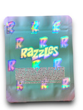 Razzles Cupcakes 3.5G Mylar Bags Holographic Mylar Packaging