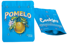 Cookies Pomelo Mylar Bags 3.5 Grams Smell Proof Resealable Bags w/ Holographic Authenticity Stickers