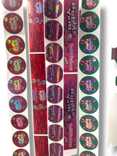 Push Pop Skittlez Imposter 3.5g Glass Jars with Holographic Stickers Child Resistant jar
