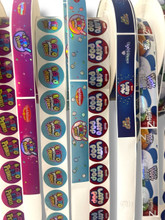 Push Pop ICEE Blue Raspberry Cherry Cereal 3.5g Glass Jars with Holographic Stickers Child Resistant jar