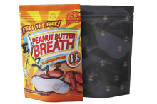Peanut Butter Breath Flame Growerz Mylar Bags 3.5 Grams Smell Proof Resealable Storage Bags Mylar Bags