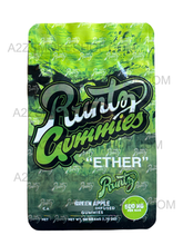 Runtz Gummies - Green Apple 500mg Mylar Bag Packaging Only Mylar Bags