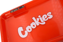 Cookies Bluetooth LED Glow Rolling Tray Lights up Rechargeable - Glossy Finish 