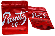 RUNTZ OG RED Mylar Bags by 3.5 Grams Smell Proof