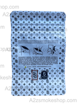 Backpack Boyz White Zerbert Mylar Bag- 3.5g Tamper stickers-Packaging Only