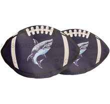 Football Shark cut out Mylar zip lock bag 3.5G