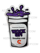 Wock Up Premium Pressure Double Cup Mylar bag  3.5g