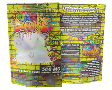 Dank Gummies 500mg Mylar Bag Yellow-Packaging Only