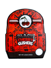 Backpack Boyz Black Cherry Gushers cut out Mylar zip lock bag 3.5G