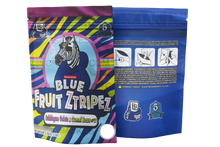 Backpack Boyz Blue Fruit Ztripez Bubble Gum Gelato x Gummi Bears #17 - Mylar Bag- 3.5g