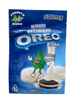 Medicated White Chocolate Oreo Cookie 500mg Mylar bags (Bags Only)