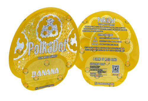 Polkadot Gummies Banana Mylar bag 3.5g