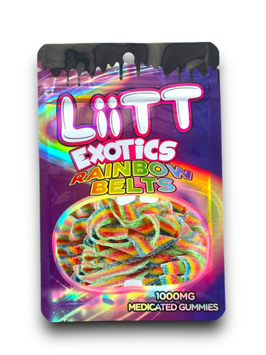 Rainbow Belts Liitt Exotics 3.5g Mylar Bag 1000MG (Packaging Only)