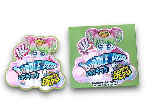 Kandy Depo Dubble POP Mylar Bags with Boxes 3.5g Box Packaging Holographic
