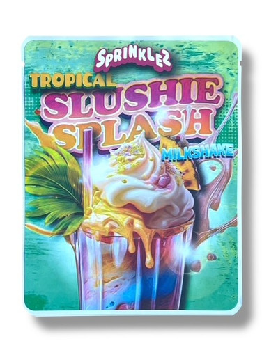 Sprinklez Tropical Slushie Splash Milkshake 3.5G Mylar Bags -With stickers and label