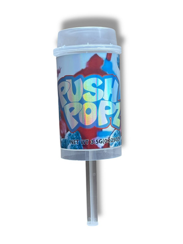 Push Pop Icee 3.5g Container Holographic sticker