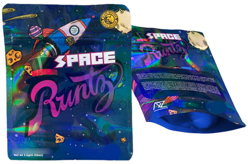 Black Unicorn-Space Runtz Holographic Mylar bag 3.5g