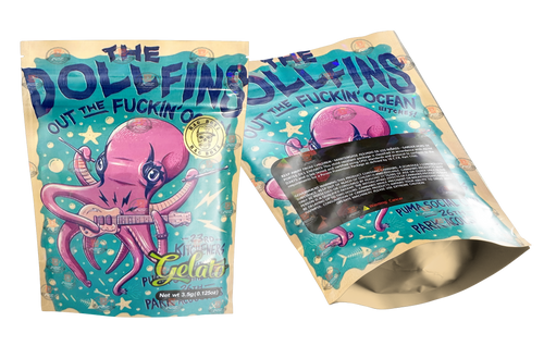 GELATO THE DOLLFINS HOLOGRAPHIC MYLAR BAG 3.5g