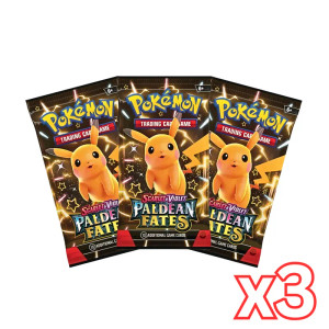 Pokemon Paldean Fates Booster Pack 3 Packs