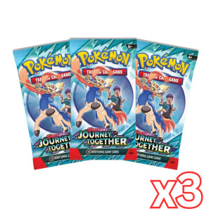 Pokemon Journey Together Booster 3 Packs
