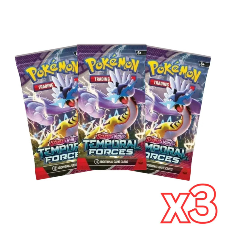 Pokemon Temporal Forces Booster Pack 3 Packs