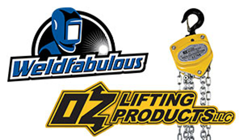 OZ Lifting Products Now Available Through Weldfabulous