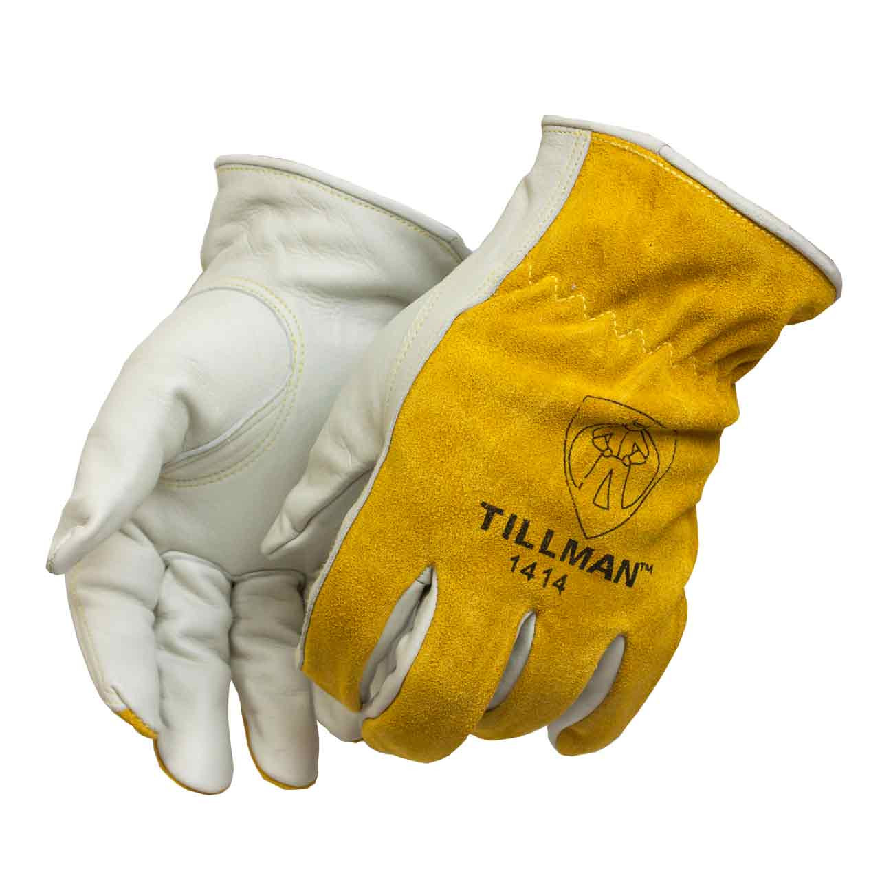 Tillman 1414 Top Grain/Split Cowhide Back Drivers Gloves, Medium
