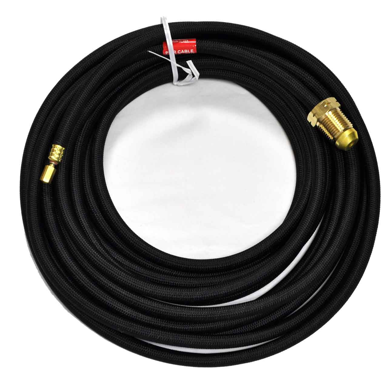 Weldtec 45V04HR Power Cable (Hd), 25 ft., Braided Rubber