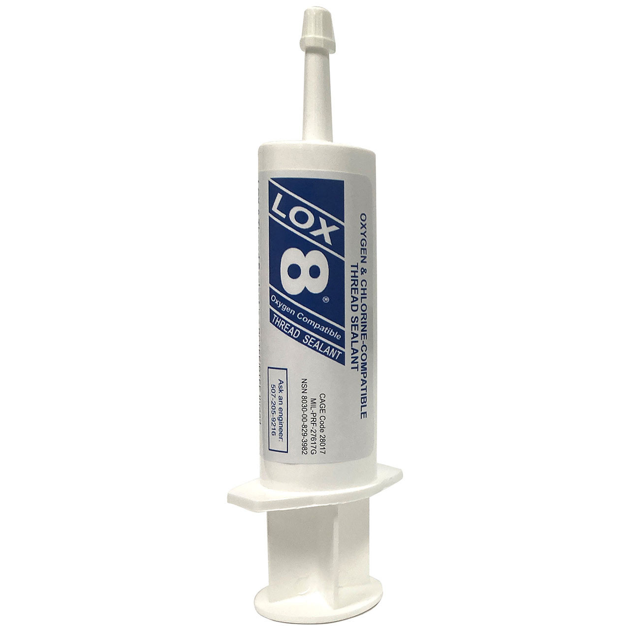 Fluoramics 9712153 LOX-8 Thread Sealant 100 Gram Plunger